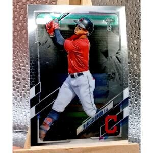 Francisco Lindor #16 Topps Chrome BEN BALLER Mets Cleveland Indians 2021